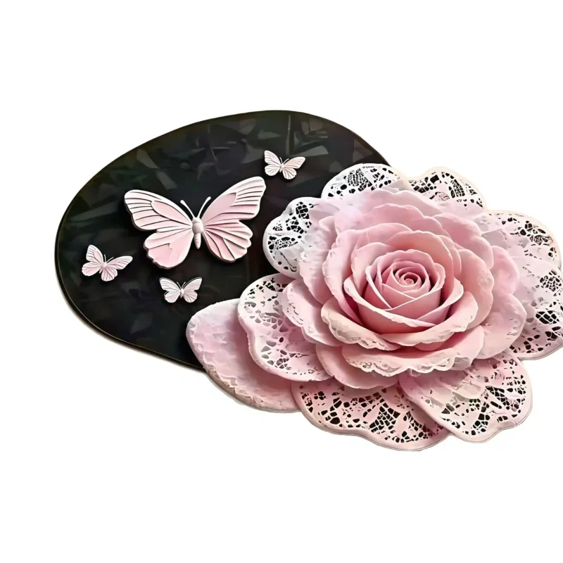3D Flower Diatomite Bath Mat